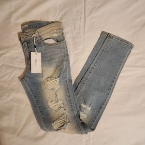Kancan lightwash distressed Jeans